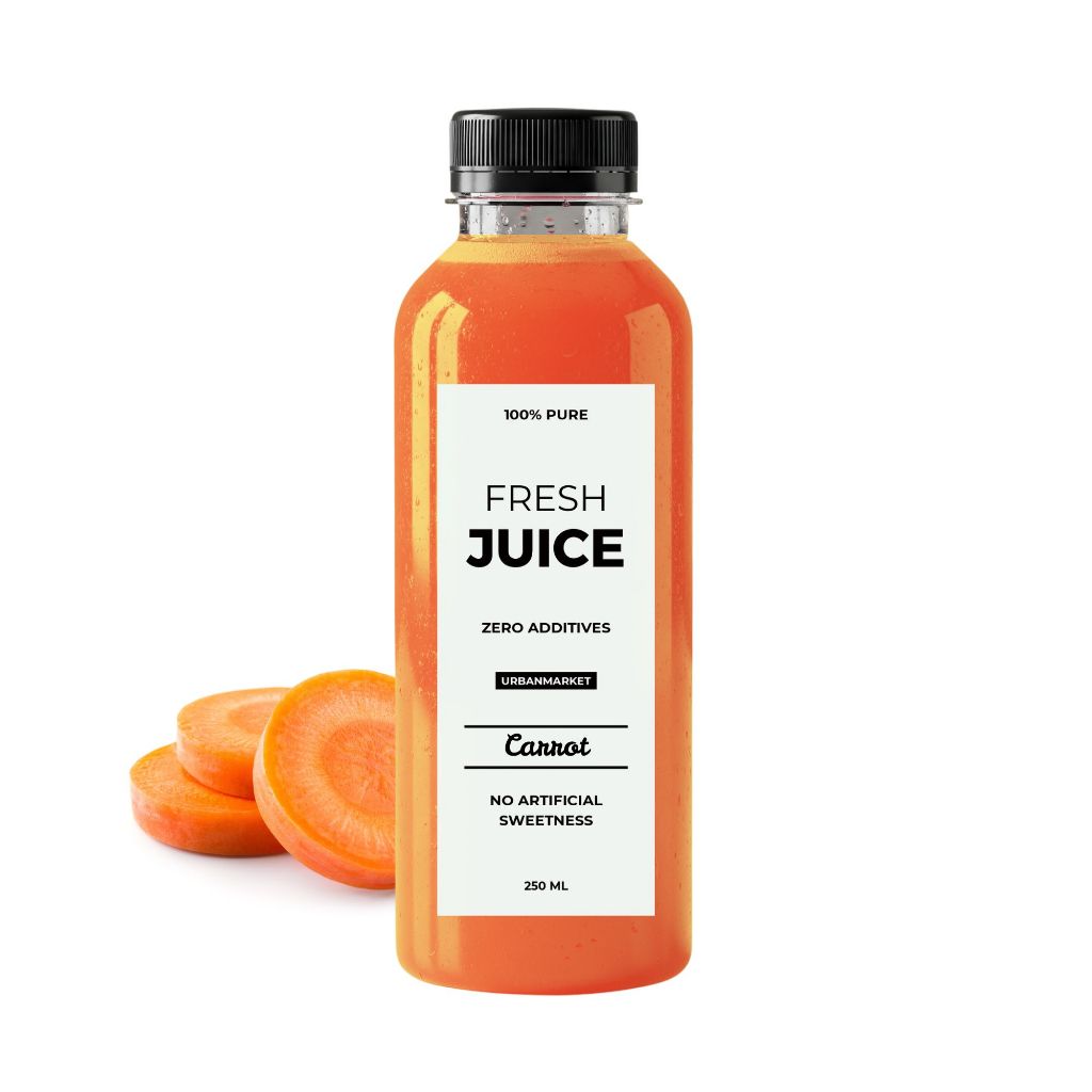 

Jus Wortel Segar Cold Pressed 250 ml – 100% Buah Asli, Murni Tanpa Gula Tambahan