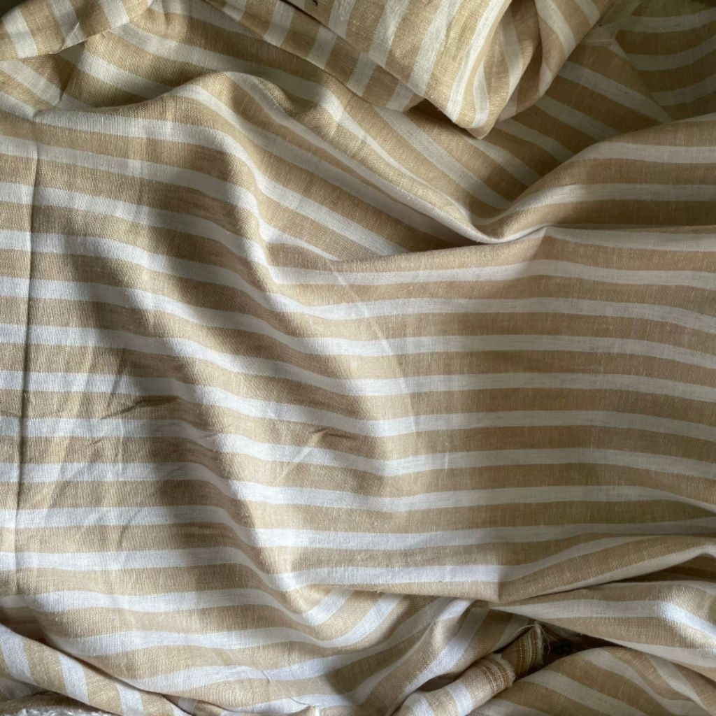 kain linen stripe/kain linen garis-garis/kain linen salur-salur