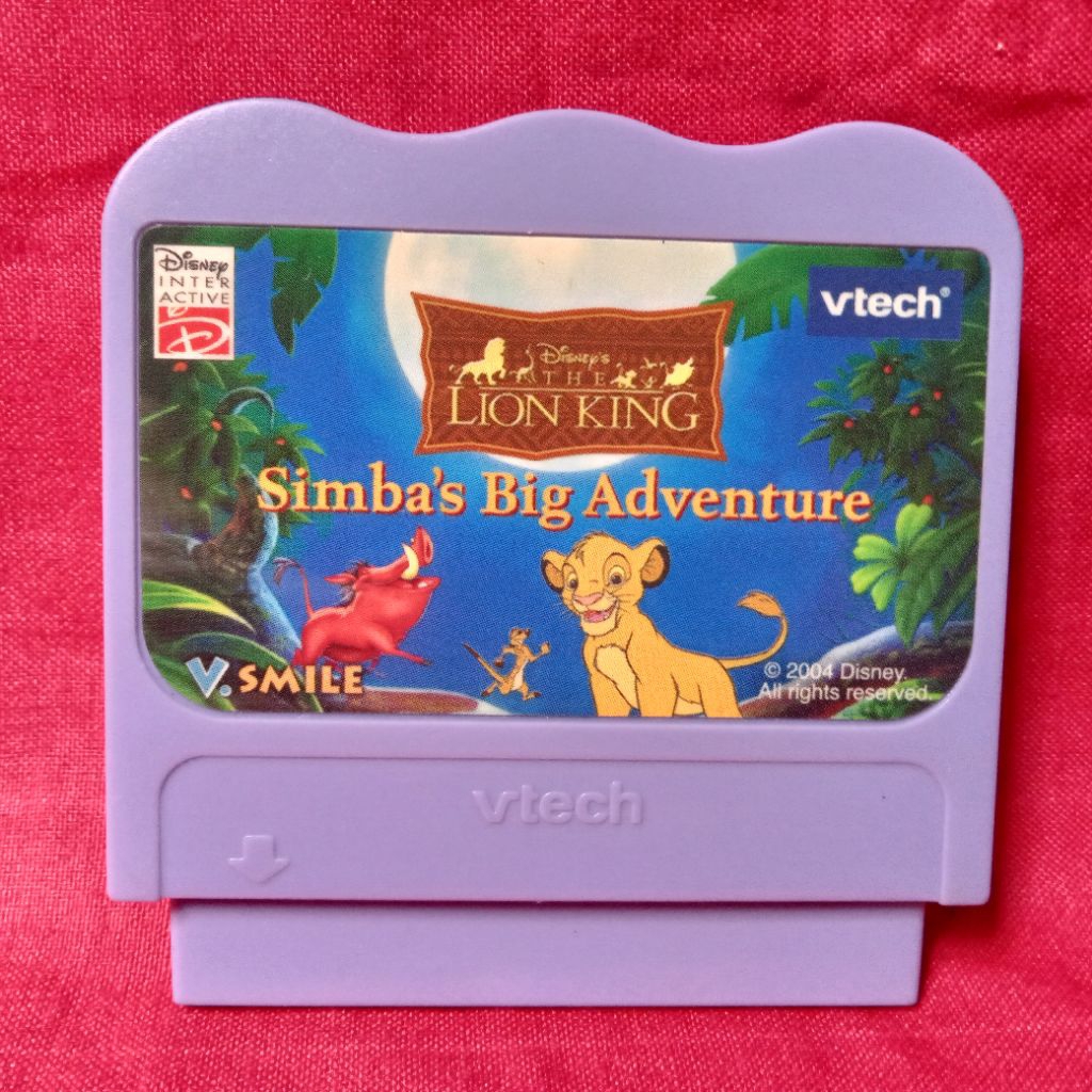 Disney's The Lion King : Simba Big Adventure Vtech V.Smile Cartridge