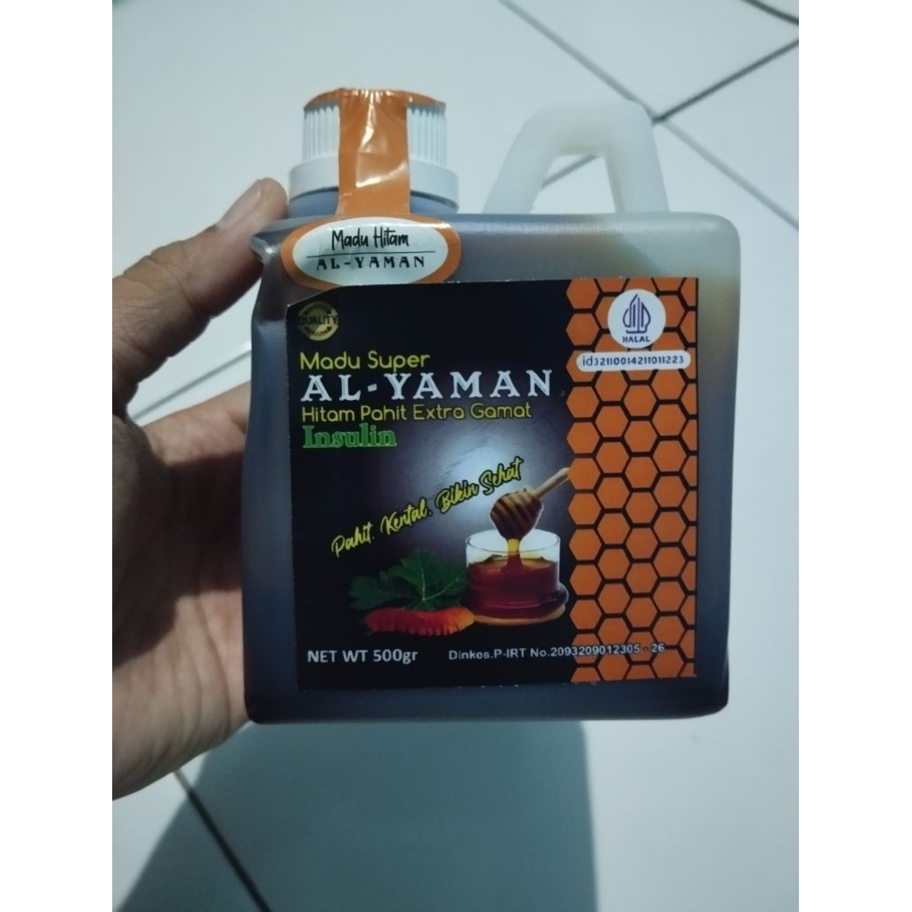 

Madu hitam pahit al yaman 500gr
