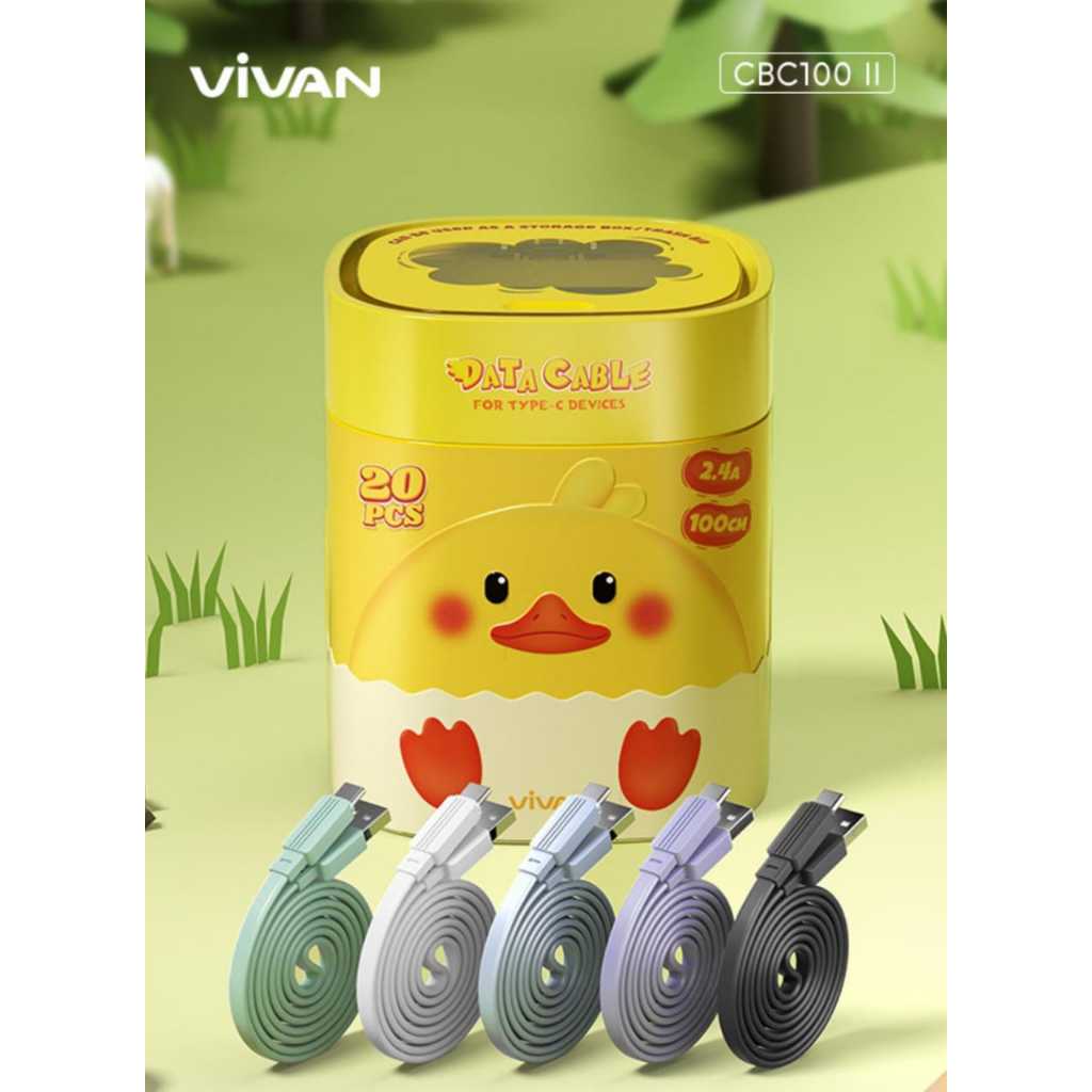 Vivan CBC100S Kabel Data Type-C Original / Kabel Data Vivan