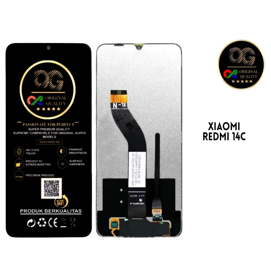 LCD TOUCHSCREEN XIOMI REDMI 14C OG SUPER