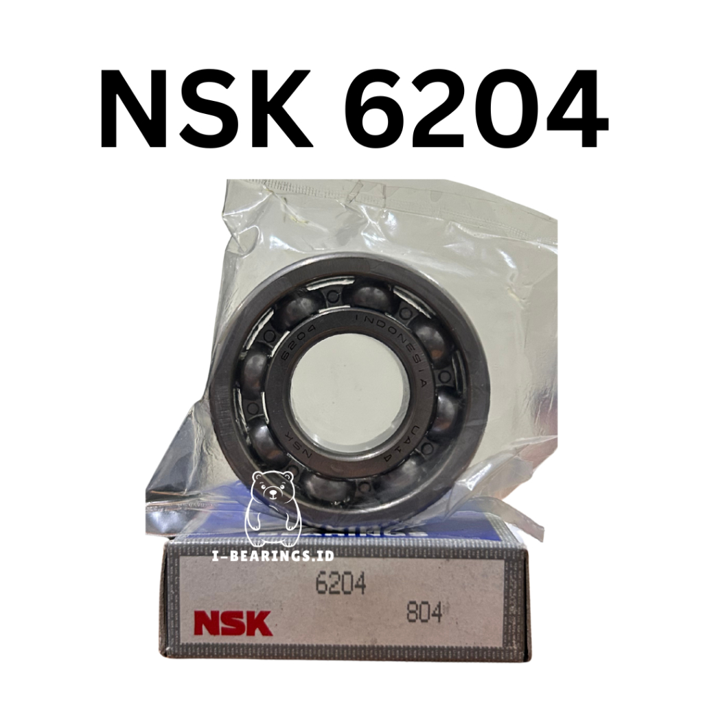 BEARING NSK 6204 POLOS LAHER BEARING NSK ORIGINAL