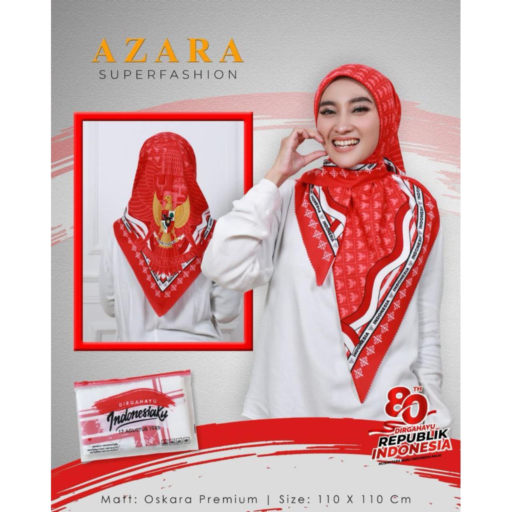 SEGIEMPAT MERAH PUTIH/HIJAB KEMERDEKAAN/EDISI KEMERDEKAAN