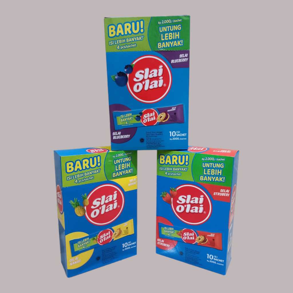 

ROMA Slai OLai Blueberry Biskuit 32gr [10 Sachet/box]