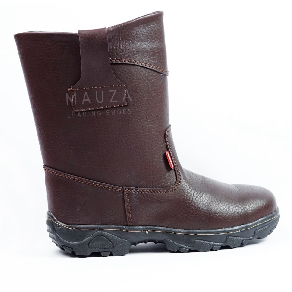 BESTPROMO SEPATU SAFETY BOOT KING UJUNG BESI SOL JAHITAN TEMBUS SEPATU KERJA PROYEK