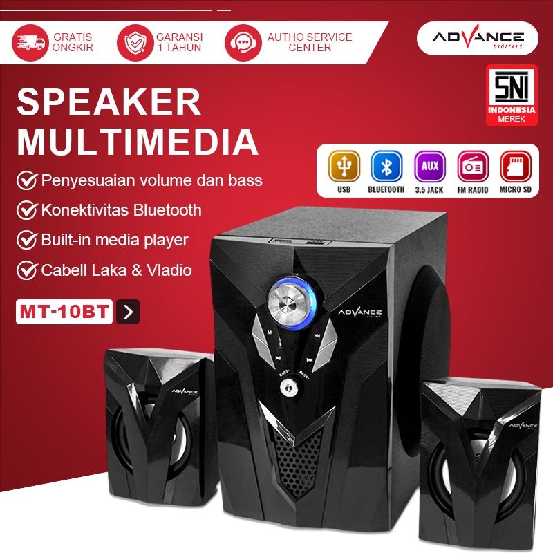 Advance speaker bluetooth M-10BT salon aktif bluetooth full bass speaker subwoofer speaker bluetooth
