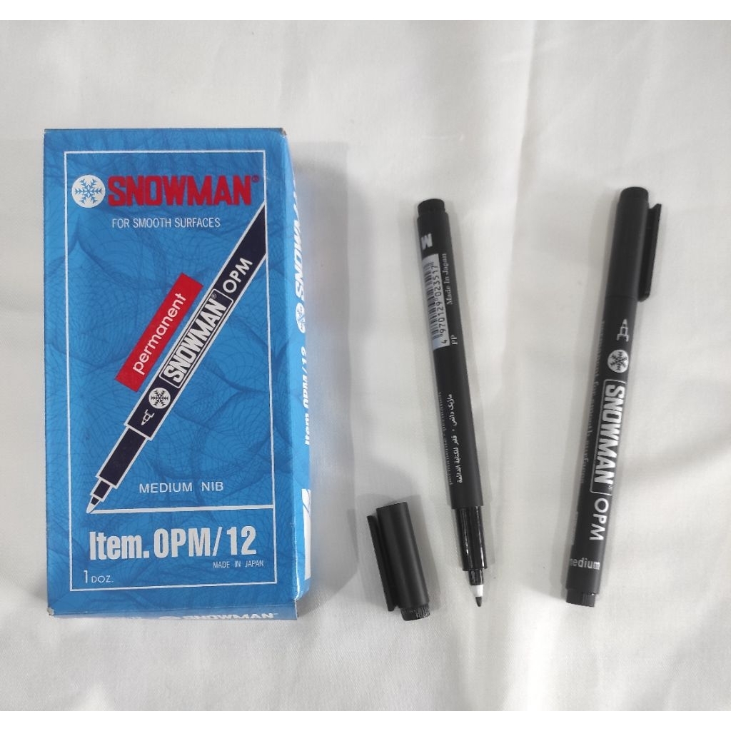 

Snowman Pulpen OPM(perpcs) Hitam