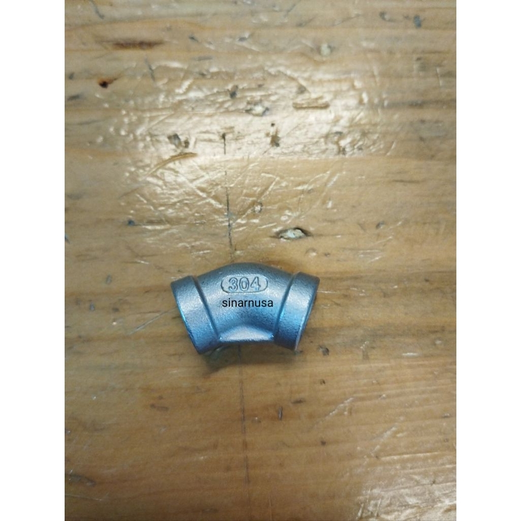 Elbow 45° Stainless 304 Drat 3/8" inchi DN 10