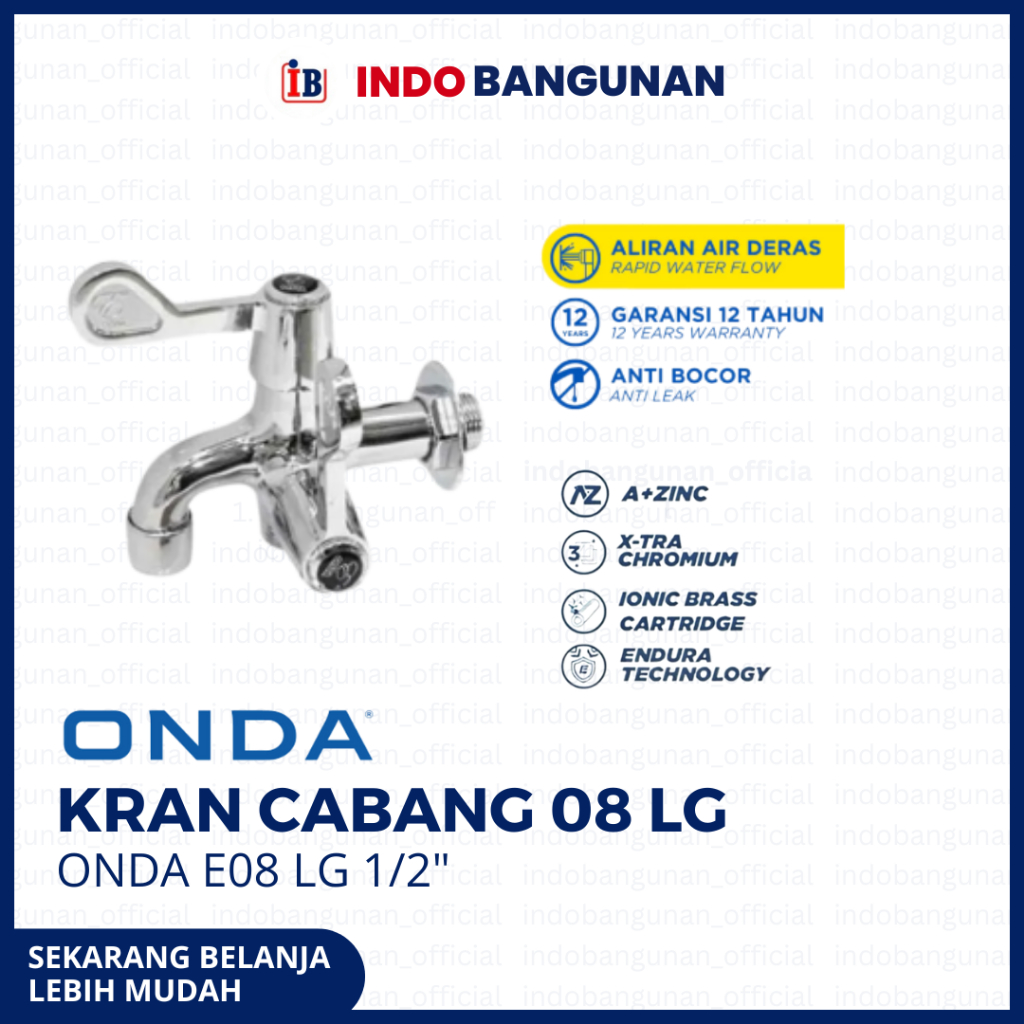 ONDA EXCLUSIVE E 08 LG Kran Cabang - Keran Air Panas - Keran Shower ONDA EXCLUSIVE E 08 LG
