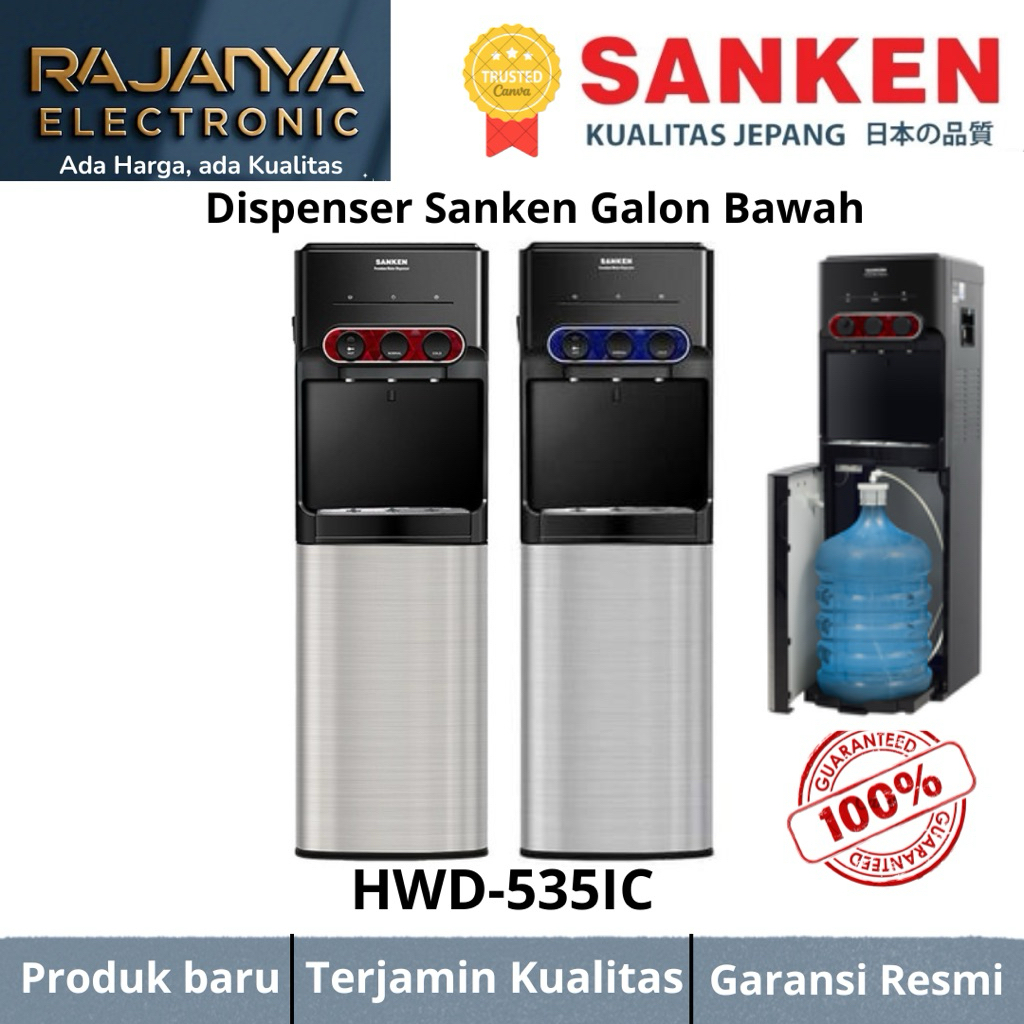 DISPENSER SANKEN GALON BAWAH HWD-535IC