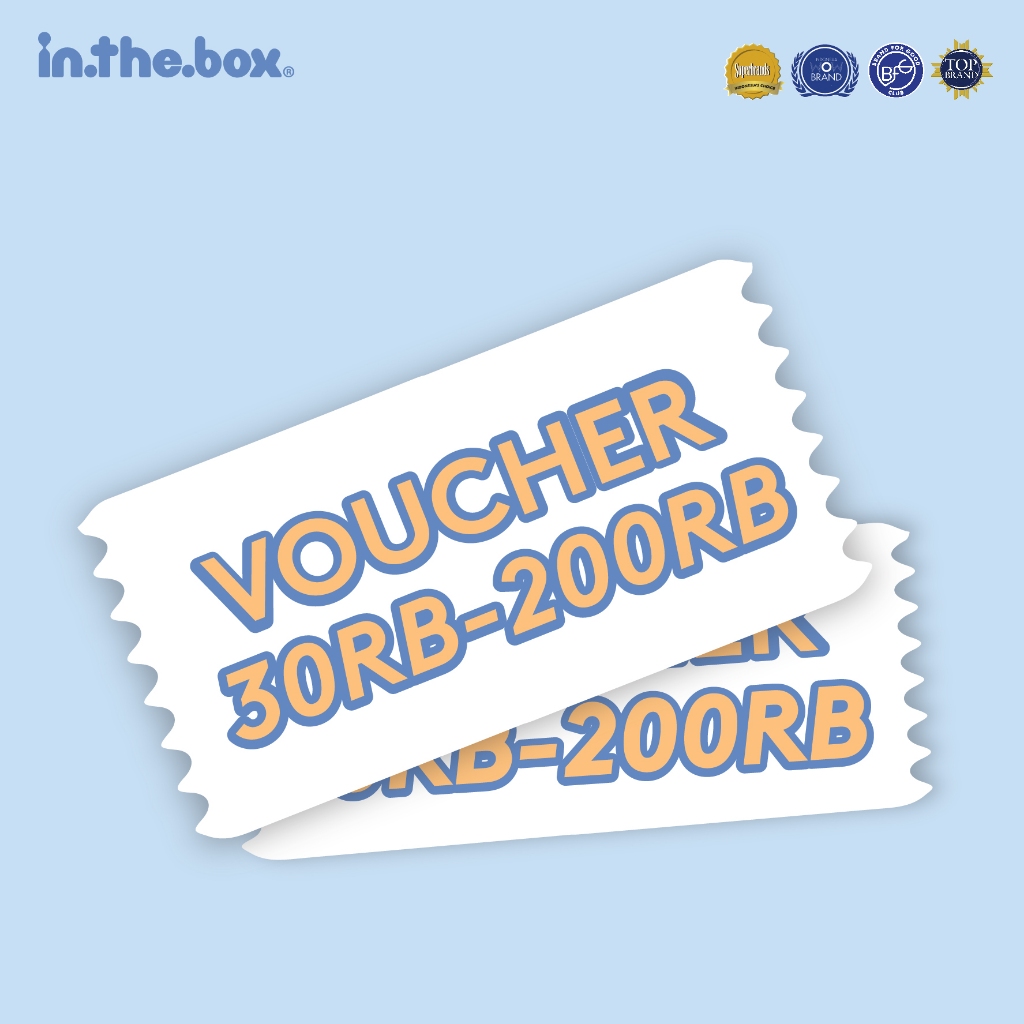 VOUCHER INTHEBOX Rp 30.000 - Rp 200.000