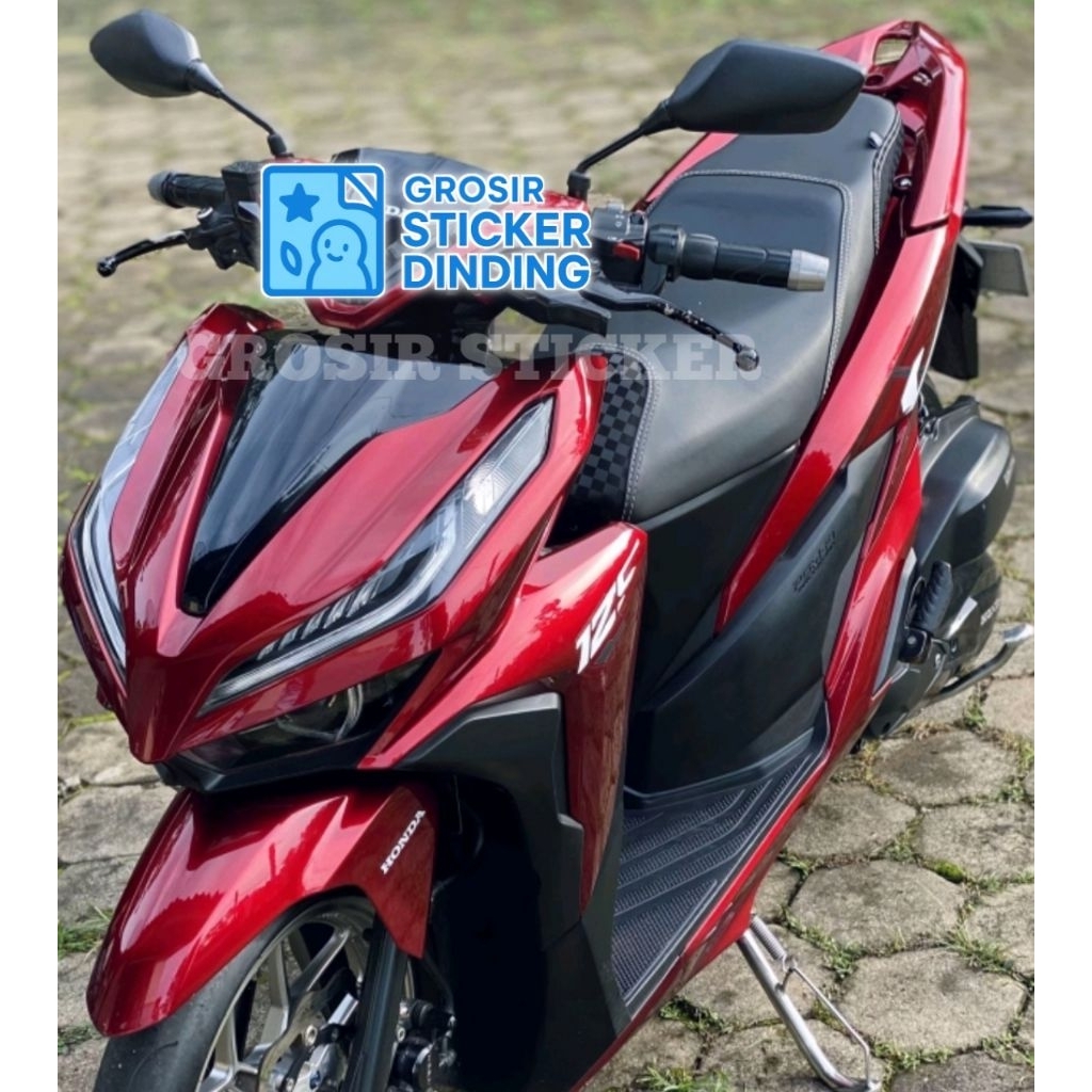 Stiker Skotlet Dark Red Candy Metalik Sticker Merah Maroon