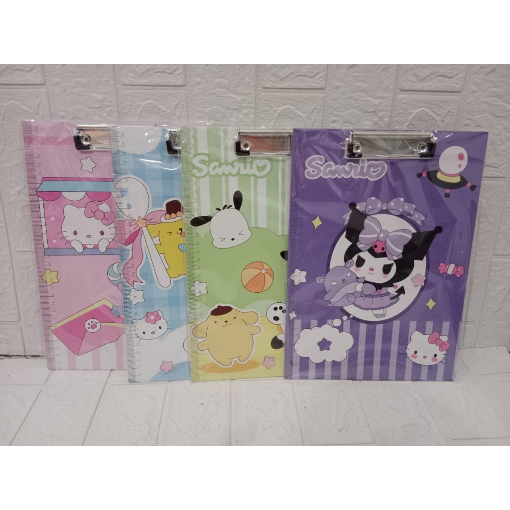 

Papan Ujian SANRIO / Papan Dada / Papan Jalan / Clipboard Kayu A4