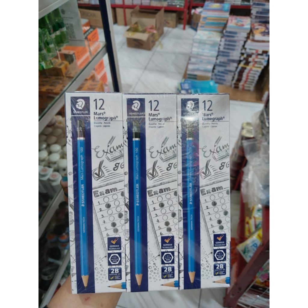 

(1 PACK) PENSIL STAEDLER 2B ISI 12PCS