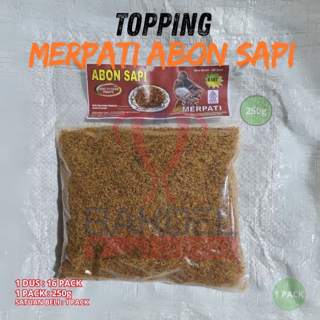 

( 250g 250 g ) ABON SAPI CAP MERPATI UNTUK MAKANAN