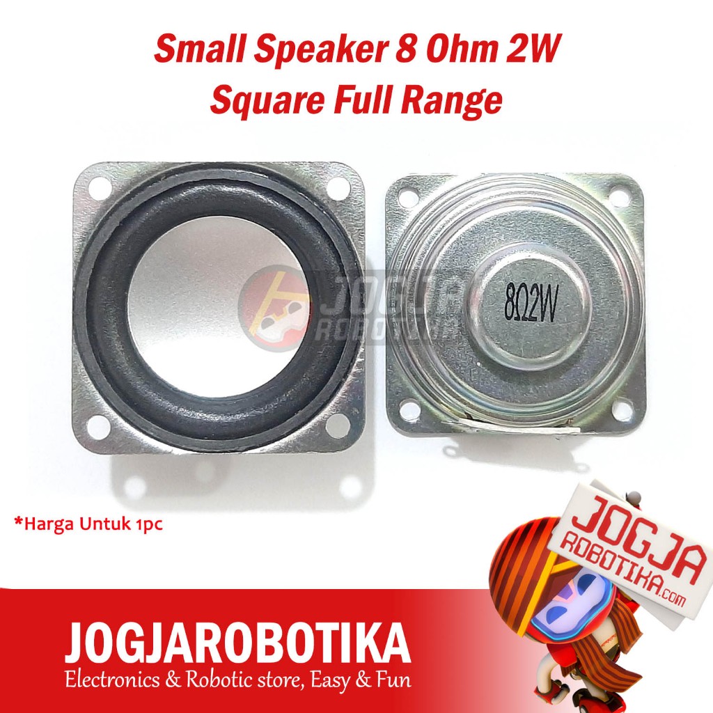 Small Speaker 8 Ohm 8Ohm 2W 2Watt 2 W 2 Watt Square Full Range 1.5Inch 1.5 Inch 1.5 Inchi