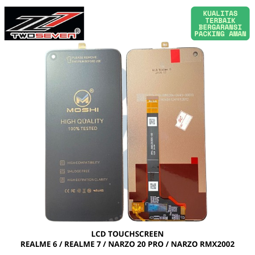 Moshi Lcd Realme 6 / 7 Narzo 20 Pro / Rmx2002 Touchscreen Kualitas Terbaik