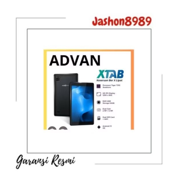 ADVAN XTAB RAM 4/64 GARANSI RESMI ADVAN