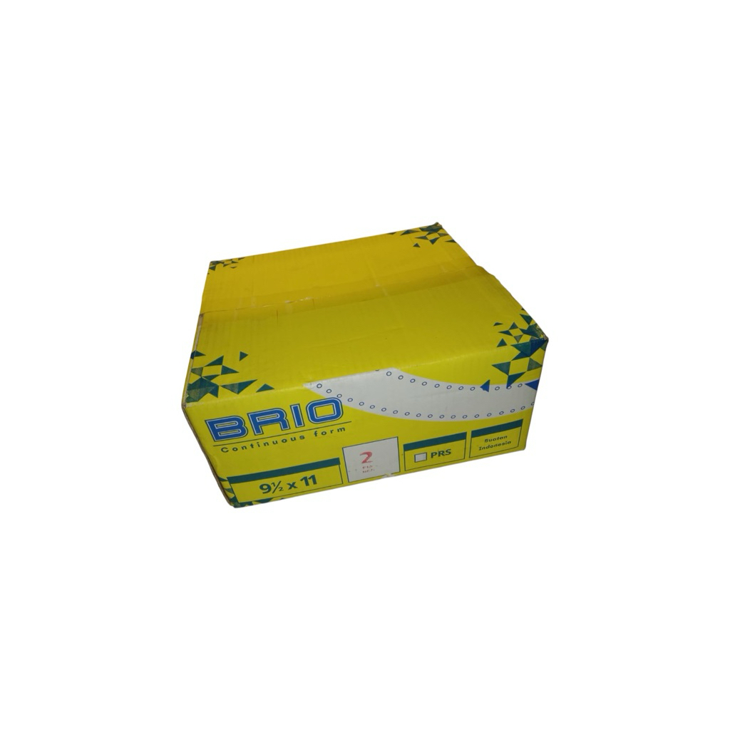 

Kertas Komputer Murah Brio K2 9,5”x11” NCR/ countinous Form Brio K2 Turun Harga