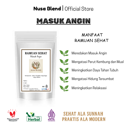 

RAMUAN SEHAT MASUK ANGIN | MINUMAN JSR | SEHAT JSR | Sehat Ala Sunnah Praktis ala Modern