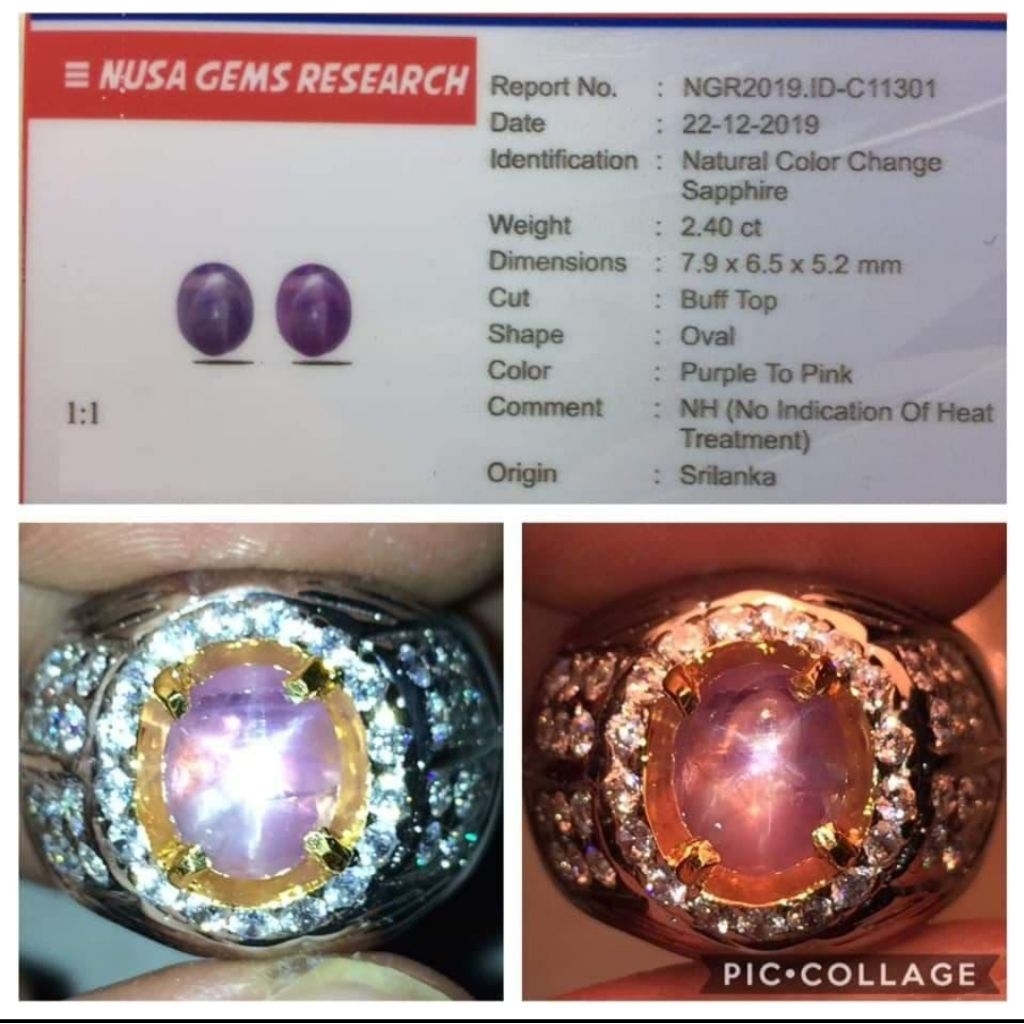 Color Change Sapphire Batu Permata Safir Ada garnet tsavorite blue topaz alexandrite chrysoberyl tou