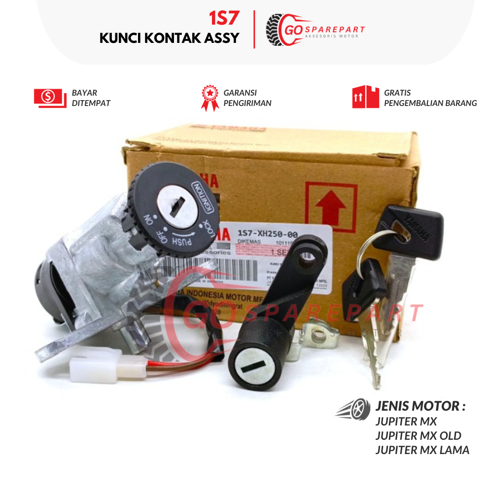 1S7 KUNCI KONTAK ASSY MOTOR YAMAHA JUPITER MX / KUNCI KONTAK FULL SET MOTOR JUPITER MX / KUNCI KONTA