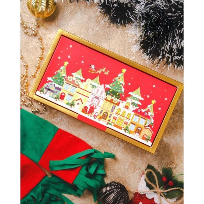 Cake Dus Toples Roti 250gr isi 2 Kotak Kue Kering Hampers Cake Natal Christmas