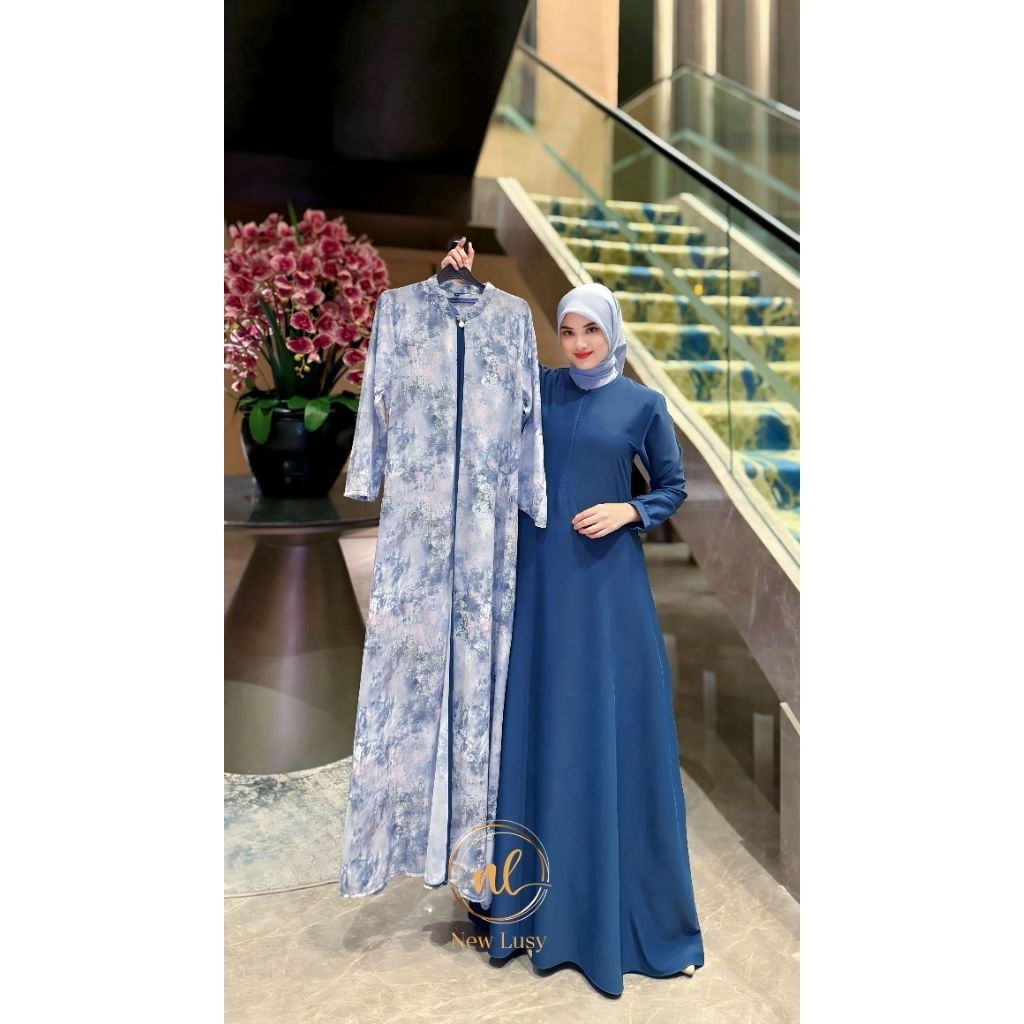 Alvina Dress - New lusy || Gamis terbaru