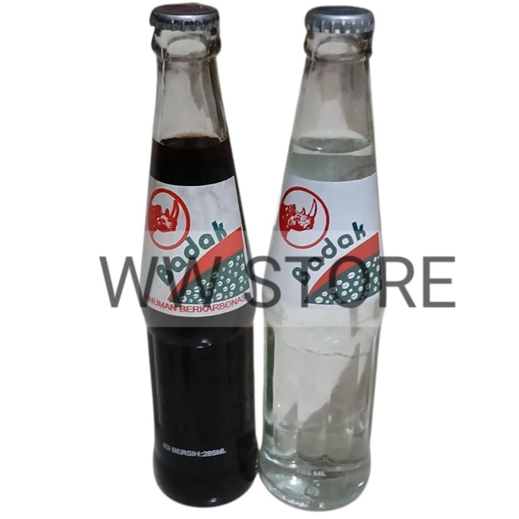 

Minuman soda berkarbonasi Pabrik Es Pematang Siantar Badak Sarsi Sarsaparila Sarsaparilla / Soda Water Putih 285ml