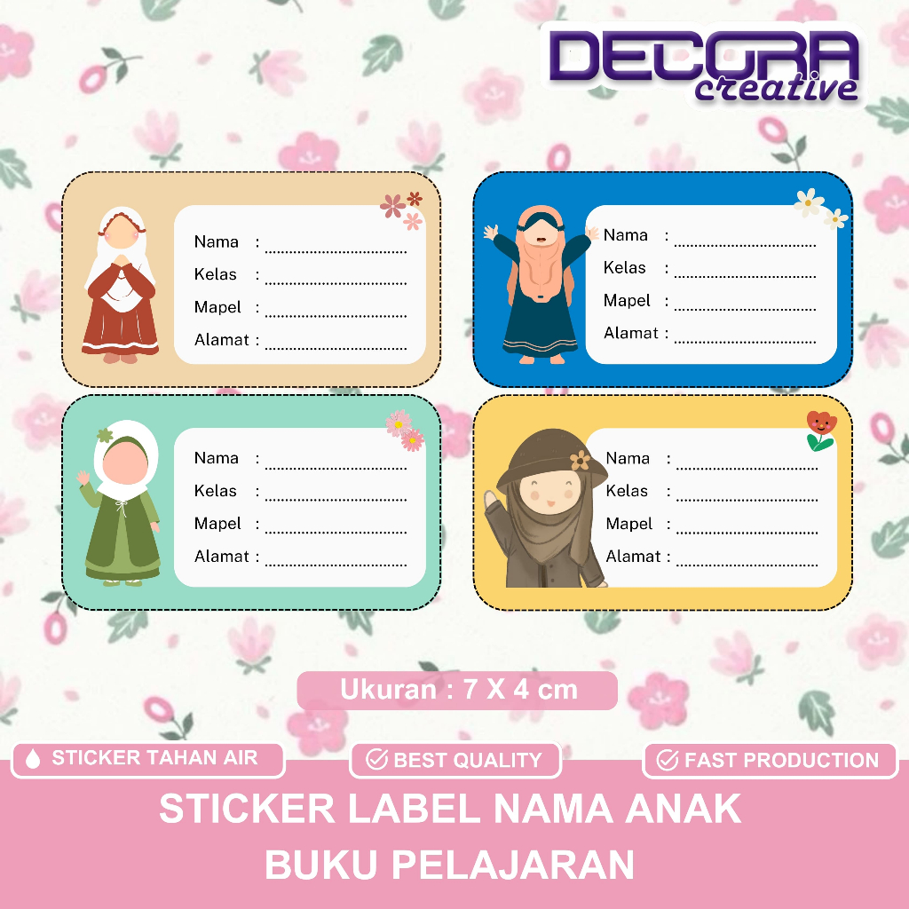 

STIKER LABEL NAMA ANAK BUKU PELAJARAN | STIKER MAPEL BAHAN CROMO