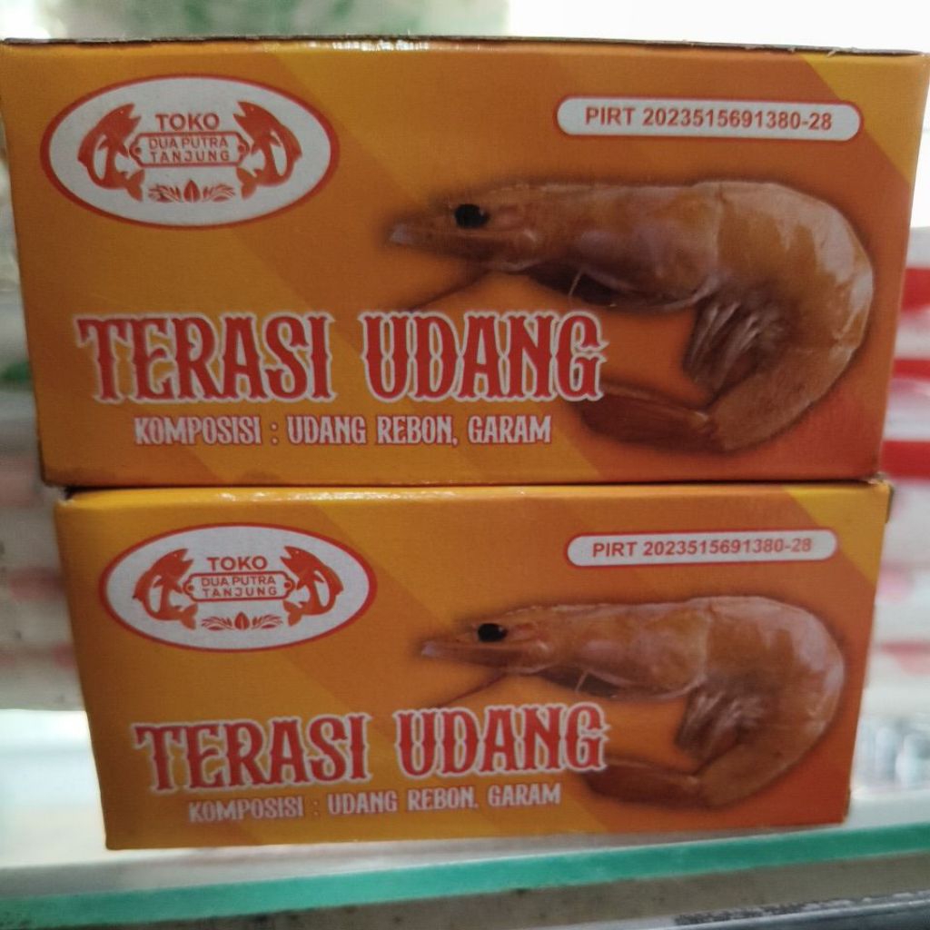 

trasi Dua putra udang mentah tanjung 100gr