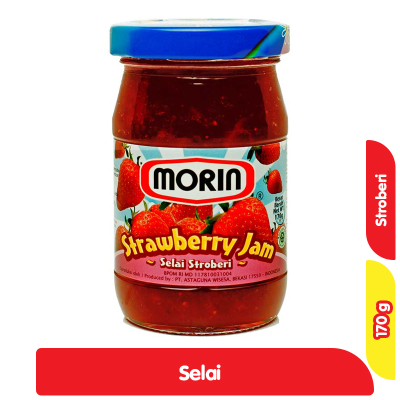

Morin Selai Strawberry Jam 170 Gr Botol 170Gr