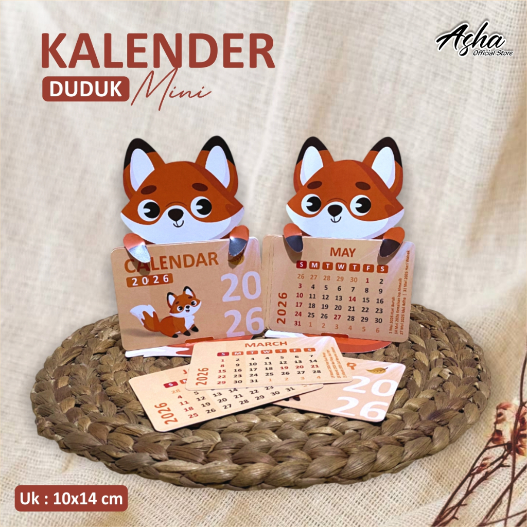 

KALENDER MEJA MINI CUSTOM AESTHETIC - SOUVENIR KALENDER DUDUK MINI CUSTOM TERBARU