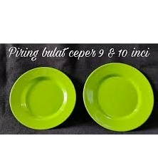 piring ceper putih bahan melamine
