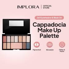 Implora Cappadocia Make Up Pallete 2in1 Eyeshadow dan Blush On / Blush On Dan Eyeshadow Bling Bling