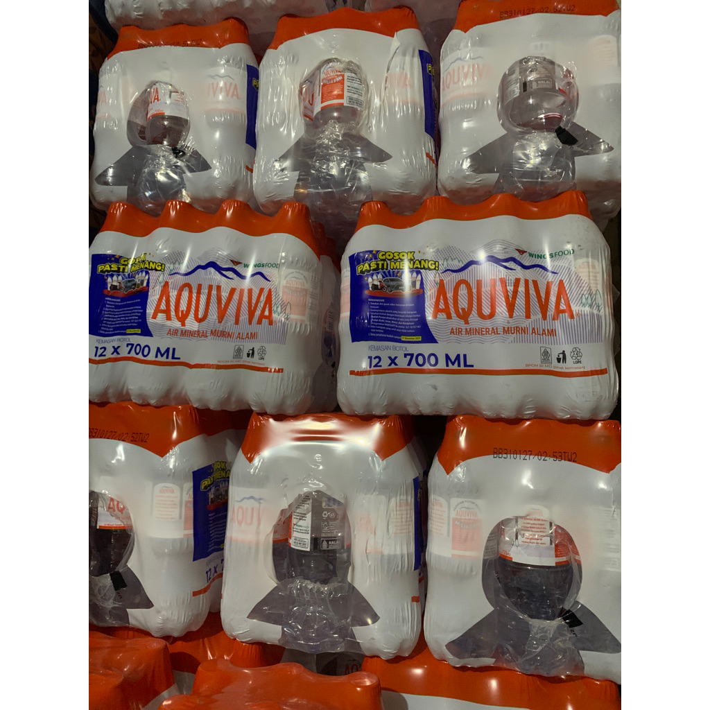 

Aquviva Air Mineral exp Januari 2027 1 pak isi 12 botol x 700ml