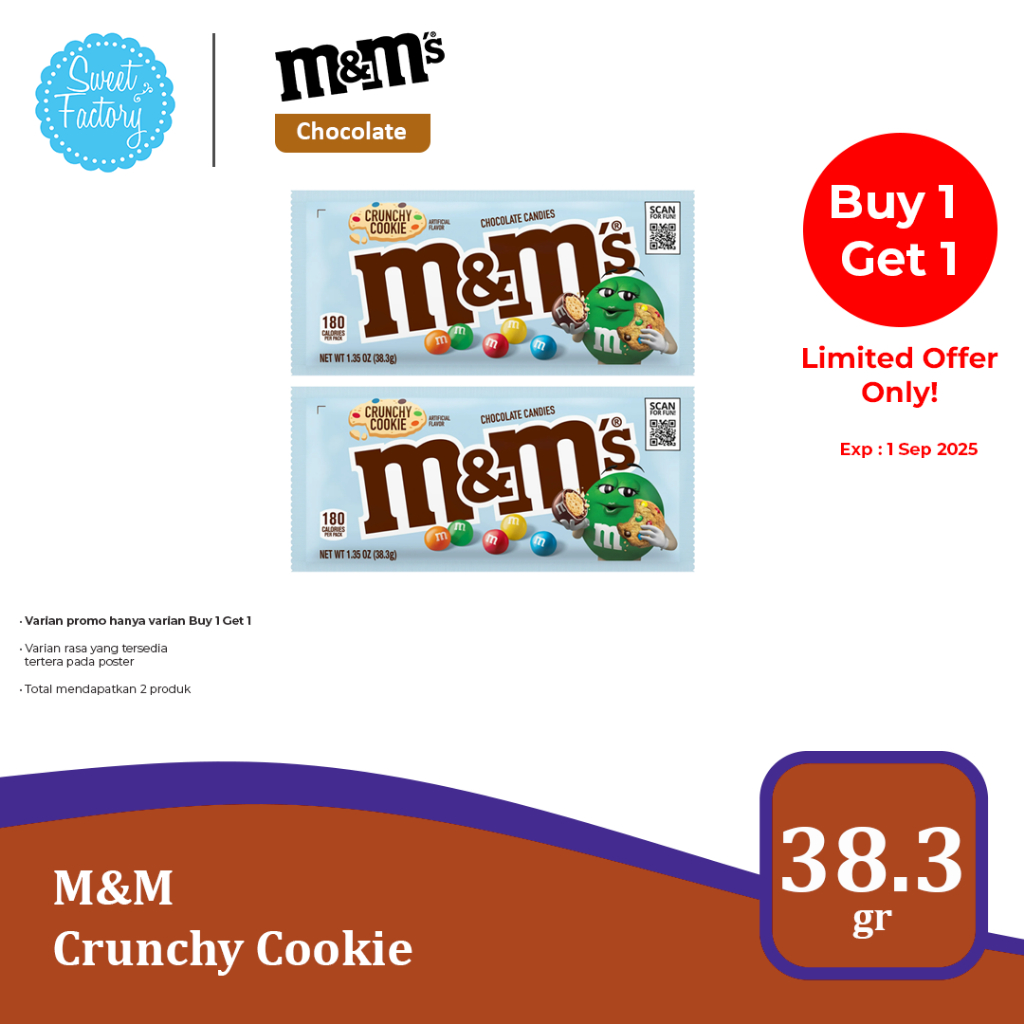 

M&M Mini Series - 8 Varian Rasa Makanan Impor USA