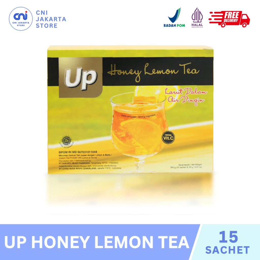 

UP HONEY LEMON TEA (15 Sachets) - Lemon Tea with Vitamin C & Honey