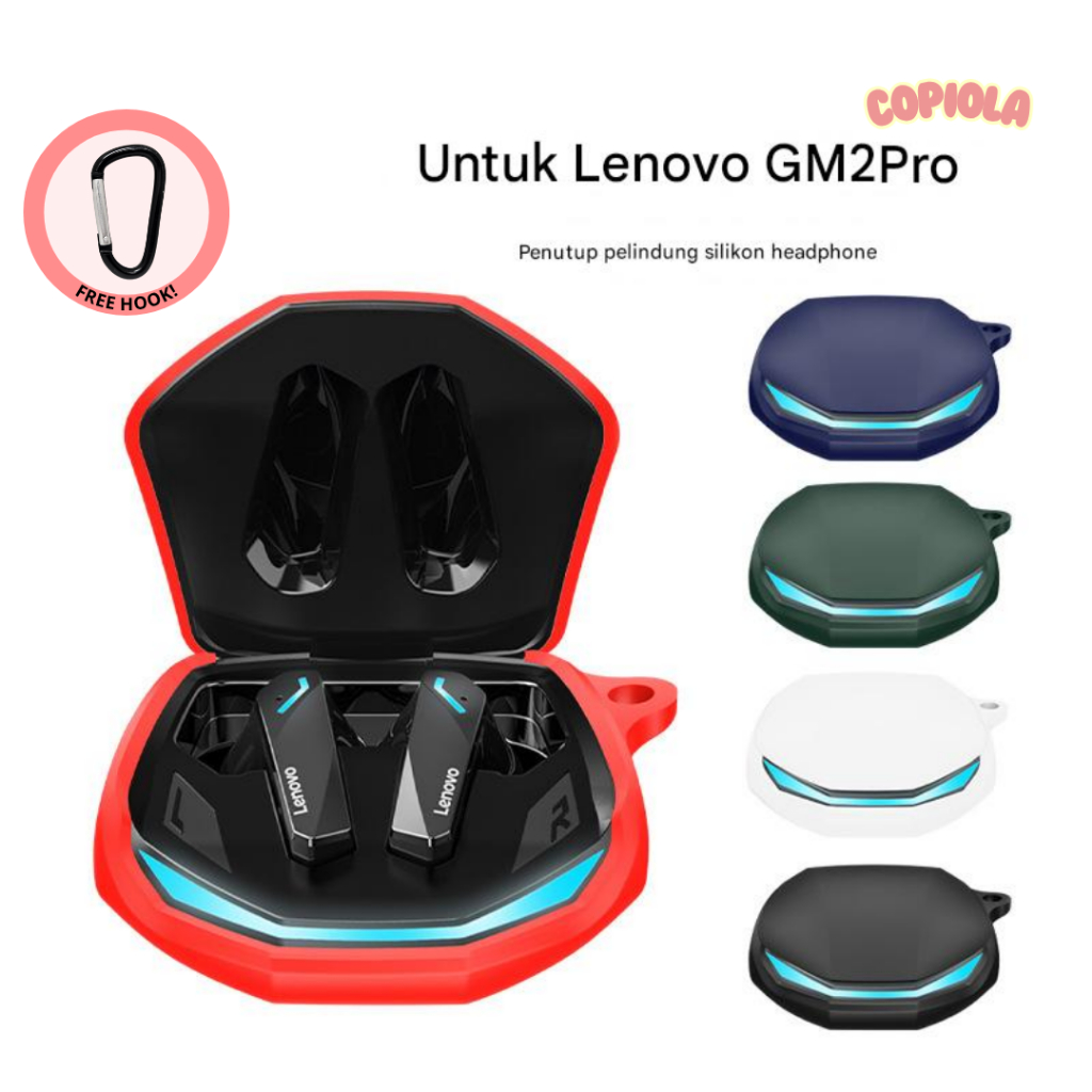 Case Silikon Lenovo GM2 Pro Pelindung Silikon Softcase Untuk Lenovo GM2 Pro Monster TWS earphone