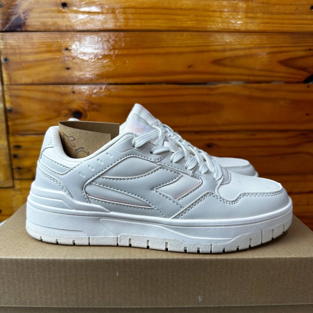 SEPATU DIADORA WANITA DIADORA MORTY WHITE GREY SNEAKER SPORTY RUNNING COD ORIGINAL
