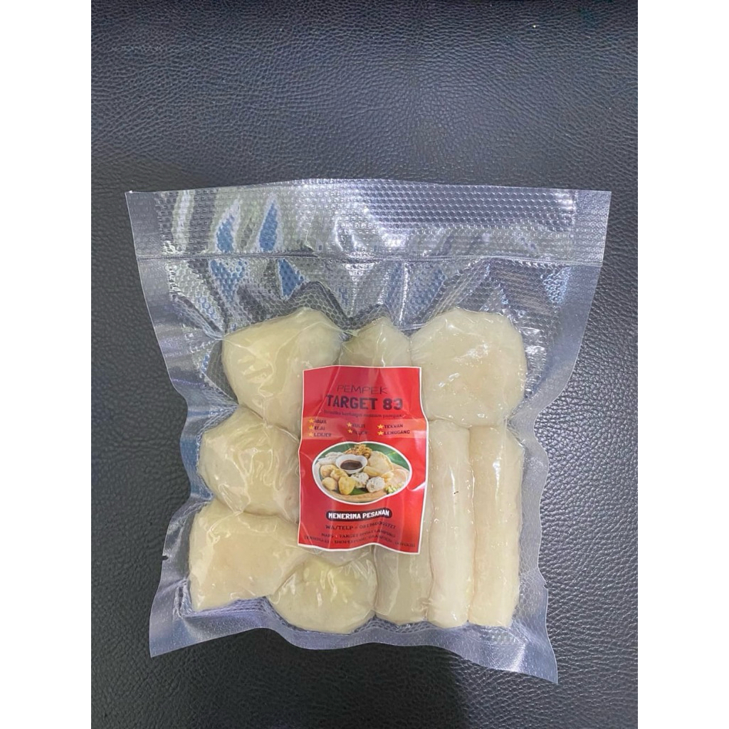 

Pempek Frozen paket ekonomis isi 10 Mix | 1 pack isi pempek keju , telur dan lenjer extra cuko yg kental