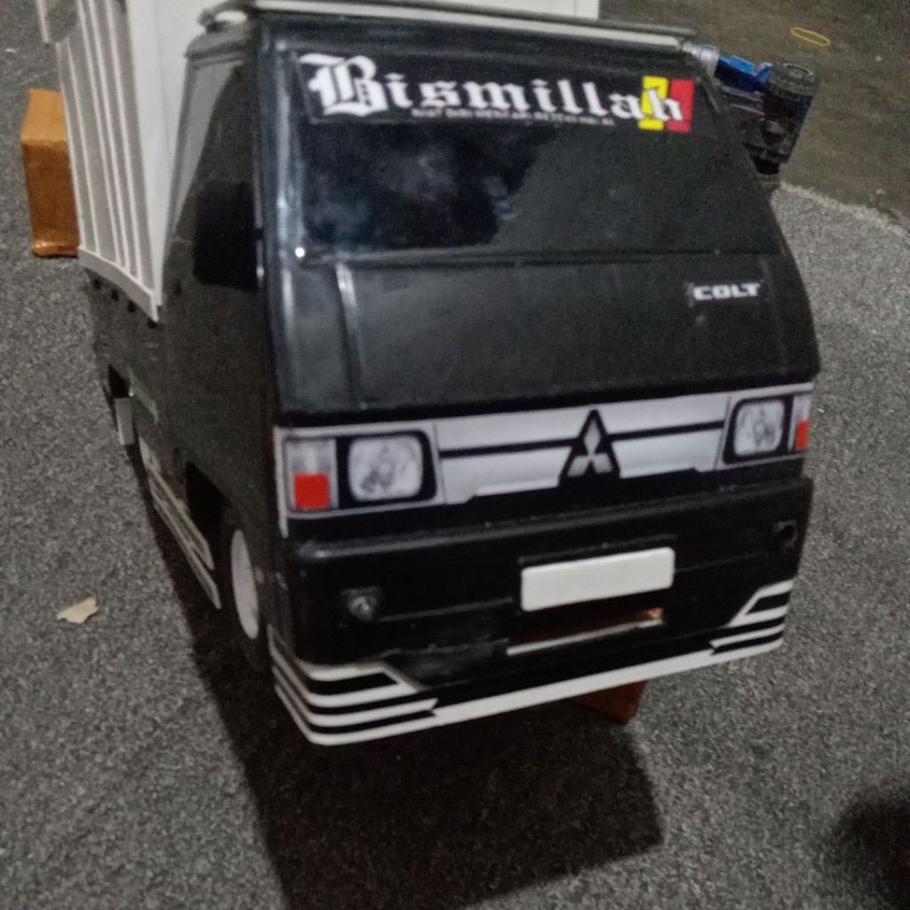 bemper miniatur l300 depan stenlis