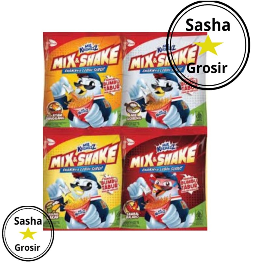 

Snack Mie Kremezz Mix n Shake 15gr (10pcs)