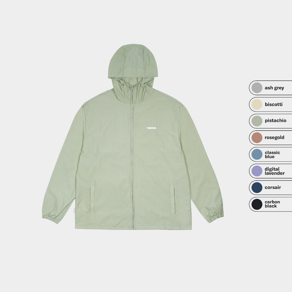 Jacket Aria - Visval - Jaket Windbreaker - Pistachio