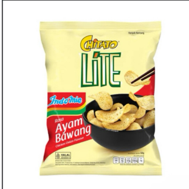 

Makanan / Snack Chitato Lite Ayam bawang 68gram