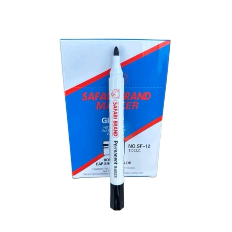 

SPIDOL PERMANENT SAFARI SF-12 HITAM 1PAK:12PC
