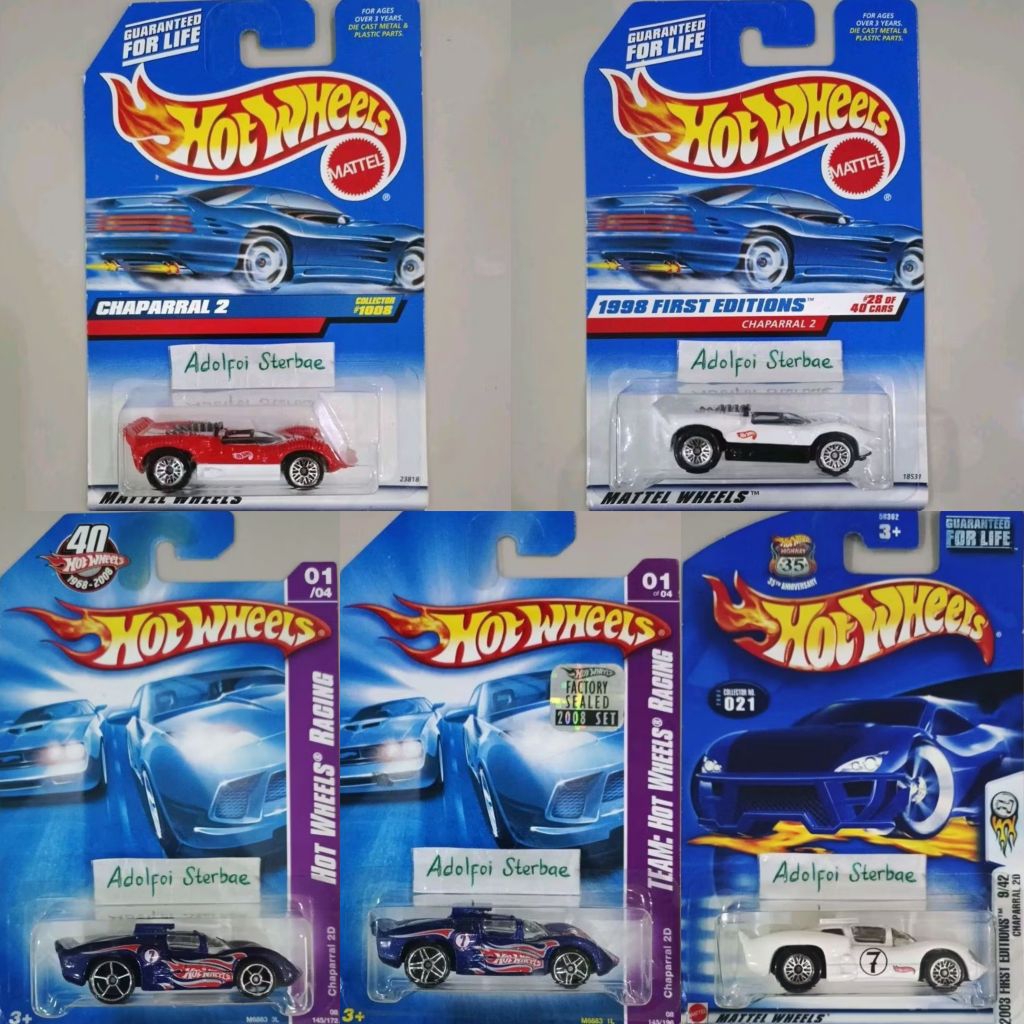 hotwheels hot wheels chaparral chaparal chapparal 2 2D akta team hot wheels racing 7 factory sealed 