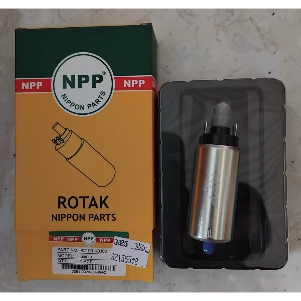 NPP Rotak Fuel Pump Genio Rotax Dinamo Pompa Bensin Motor Genio