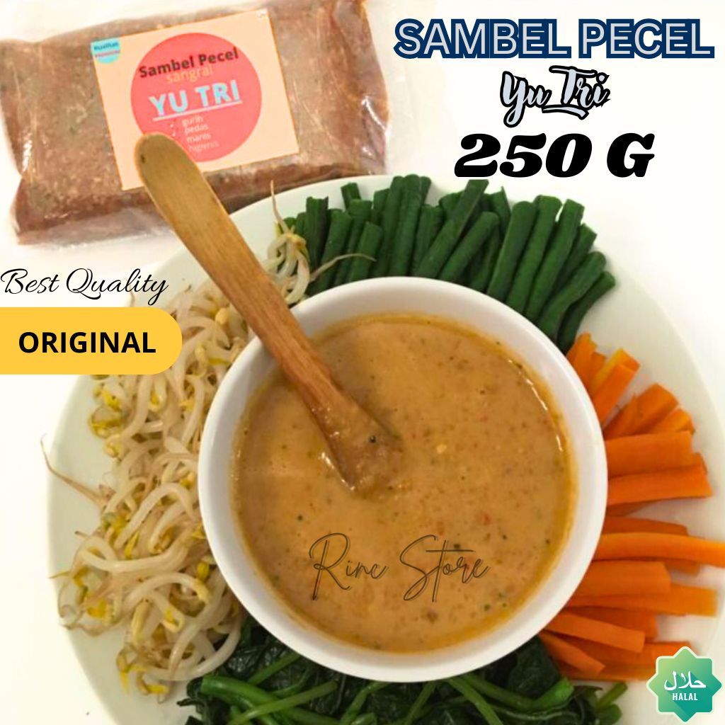 

PROMO SAMBEL PECEL MADIUN YUTRI BUMBU KACANG SANGRAI PEDAS MANIS HALAL